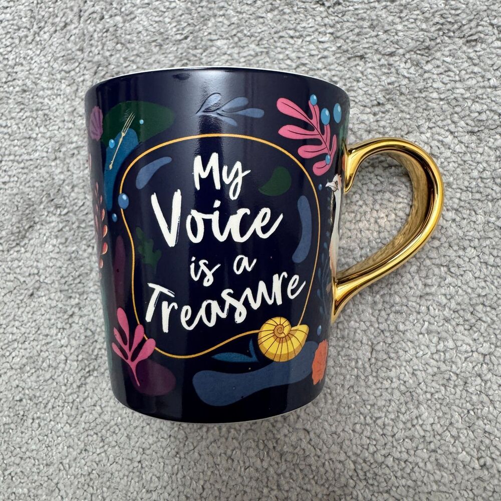 Disney The Little Mermaid Live Action Ariel My Voice Is A Treasure Stoneware Mug